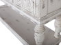 GINER Y COLOMER Console en bois de manguier blanc décapé